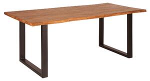 Dizajnový jedálenský stôl Massive 180 cm hrúbka 35 mm akácia