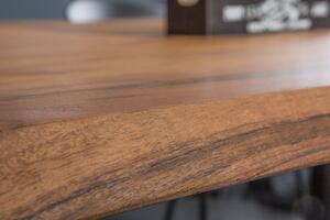 Dizajnový jedálenský stôl Massive 180 cm hrúbka 35 mm akácia