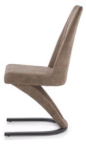 Jedálenská stolička K338 - hnedá / čierna