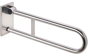 Bemeta Design HELP: Madlo, 600 mm, v tvare U, sklopné, odnímateľné, s aretáciou, s krytkou, nerez, lesk - 301507821