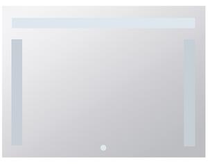 Bemeta Design Zrkadlo s LED bočným a horným osvetlením, 800 x 600 mm, dotykový senzor - 101401117