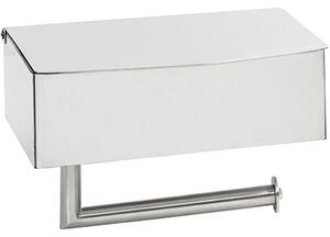 Bemeta Design Držiak toaletného papiera, so skrinkou, nerez, brus - 101012175