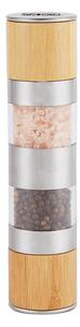 TEMPO-KONDELA KARY, ručný mlynček na soľ a korenie, obojstranný, 19,5 cm