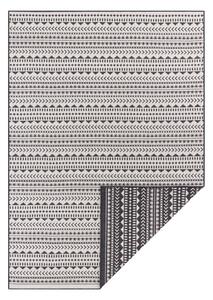 Čierno-biely vonkajší koberec Ragami Kahira, 120 x 170 cm