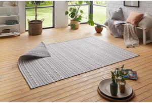 Sivo-biely vonkajší koberec Ragami Kahira, 120 x 170 cm