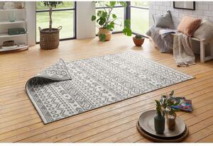 Sivo-biely vonkajší koberec Ragami Roma, 80 x 150 cm