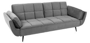 Rozkladacia sedačka Bailey 213 cm sivá