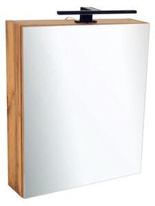 Comodo Zrkadlová skrinka Ideal OW 50 ZS LED-B s osvetlením Any LED 30 B, čierna
