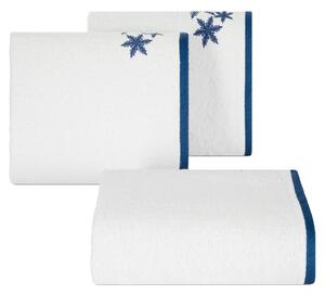 VIANOČNÝ FROTÉ UTERÁK CAROL SADA 3KS 70X140 CM BIELA