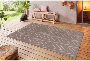 Hnedý vonkajší koberec Ragami Lisbon, 80 x 150 cm