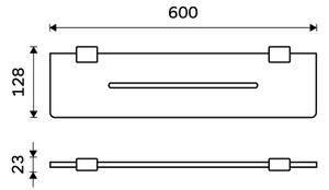Nimco Polica, 60 cm IXI - Ki X460-26