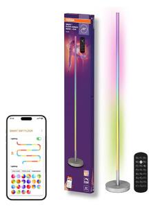 Osram - LED RGBW stmievateľná stojacia lampa SMART+ MAGIC LED/11,5W/230V strieborná Wi-Fi+diaľkový ovládač