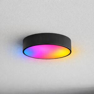 Brilagi - LED RGBW stmievateľné kúpeľňové stropné svietidlo CLARE 2xE27/9W/230V IP54 Wi-Fi čierne