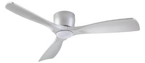 Stropný ventilátor Moneno Smart LED, strieborný, DC, stmievateľné, CCT – Lucande Lucande, Moneno, stmievateľné, Metalická, Obývacia izba, Kov, Moderný