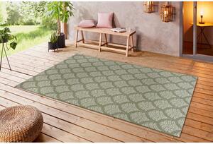 Zelený vonkajší koberec Ragami Moscow, 80 x 150 cm