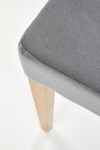 Jedálenská stolička Sorbus - dub medový / sivá
