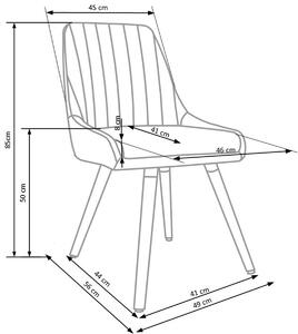Jedálenská stolička K284 - hnedá