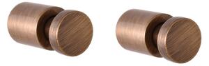 Slezák - RAV Vešiačik 30 mm - 2 ks COLORADO - COA0103/30SM, Stará mosadz (Bronz)