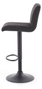Barová stolička H-89 - tmavosivá / čierna