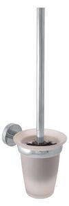 Slezák - RAV WC kefa, miska sklenená COLORADO - COA0500, Chróm