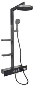 Slezák - RAV Sprchový komplet so zmiešavacou batériou NIL - NL055.5MG, Metal Grey