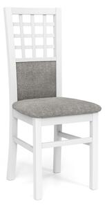 Jedálenská stolička Gerard 3 - biela / svetlosivá