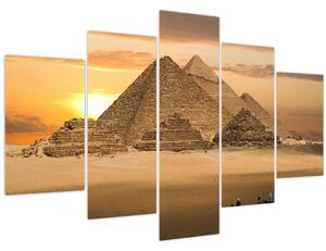 Obraz - Pyramídy (150x105 cm)