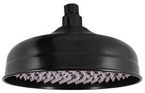 Slezák - RAV Hlavová sprcha okrúhla kovová ø 20 cm - KS0020CMAT, Čierna mat