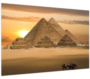 Obraz - Pyramídy (90x60 cm)
