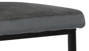 Dizajnová jedálenská stolička Damilola tmavosivá