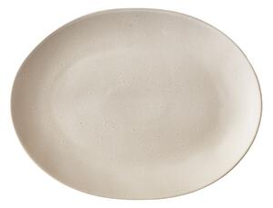 Béžový kameninový servírovací tanier Bitz Mensa, 30 x 22,5 cm