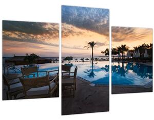 Obraz - Resort pri mori (90x60 cm)