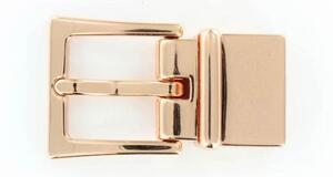 Kovová obojstranná pracka LUXURY ROSE, 25mm, Pink Gold (VLG0223TC/25PG/NF)