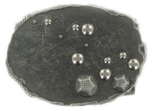 Dizajnová kovová pracka STONES, 40mm (VGX9055PL/40)