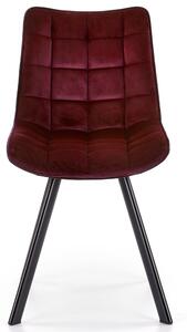 Jedálenská stolička HERMOSA tmavočervená