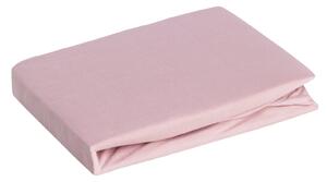 JERSEY PRESTIERADLO 90X200 CM, VÝŠKA 25 CM PÚDROVO RUŽOVÉ