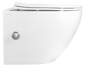 Hydroland Závesná WC misa s funkciou bidetu a SoftClose sedadlom Karat, biela
