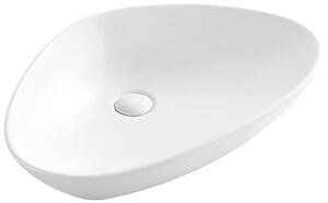 Hydroland Keramické umývadlo na dosku Lotos 59x39 cm, biele