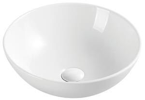 Hydroland Keramické umývadlo na dosku Fiona ø40 cm, biele