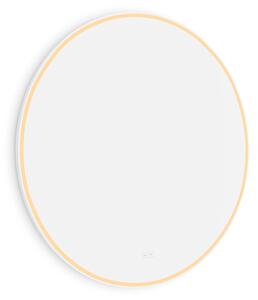 Nimco Biele okrúhle LED zrkadlo pr. 900 mm s dvoma dotykovými senzormi - ZPB 28003RVX-05