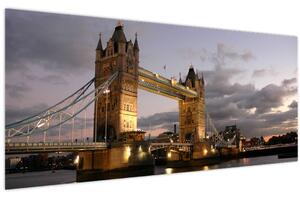 Obrázok - Tower Bridge v noci (120x50 cm)
