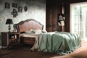 Rustikálna manželská posteľ Verona V-2T 160 - hnedá / biela