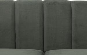 Dizajnová sedačka Darcila 172 cm sivo-zelená