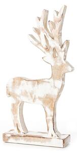 VIANOČNÁ SOŠKA WOOD AND DEER SADA 2KS 18X5X37 CM VIACFAREBNÁ