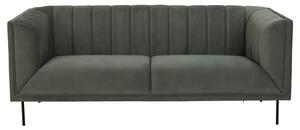 Dizajnová 3-miestna sedačka Darcila 201 cm sivo-zelená