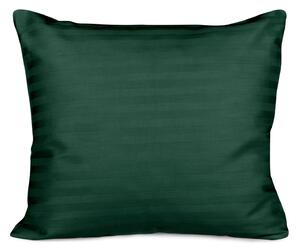 SATÉNOVÁ OBLIEČKA NA VANKÚŠ CIZGILI EXCLUSIVE 70X80 CM TMAVOZELENÁ