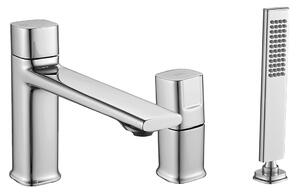 Laveo Vaňová batéria Tores 3-otvorová so sprchovým setom - BVT_013D, chróm