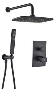 Laveo Sprchový komplet Tores + BOX s podomietkovou batériou - BVT_701P, čierna mat