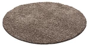 Ayyildiz koberce Kusový koberec Life Shaggy 1500 mocca kruh - 200x200 (priemer) kruh cm