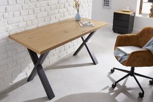 Dizajnový písací stôl Giuliana X 140 cm dub